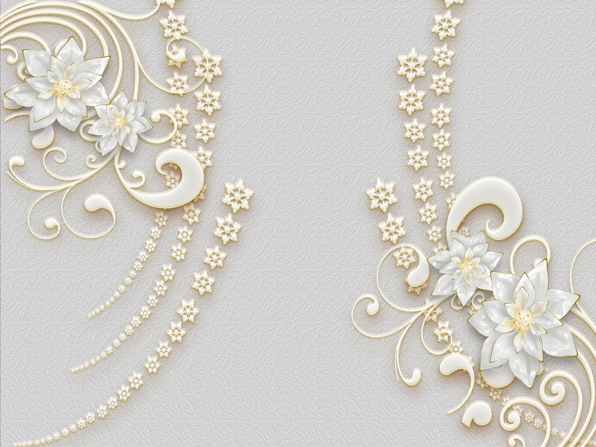 Фреска Свадебный вальс цветов